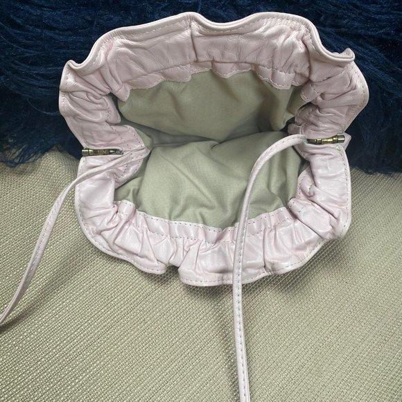 Pink  Vintage leather Petite crossbody - Picture 4 of 10